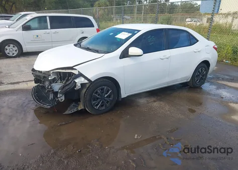 2016 Toyota Corolla L z USA, uszkodzony, nr VIN 2T1BURHEXGC643487